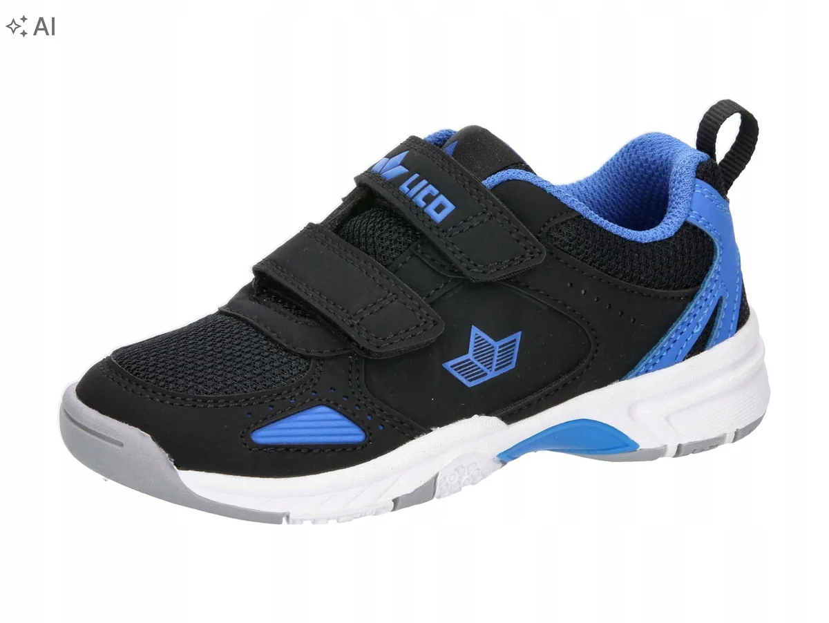 LICO SPORTOWE BUTY DZIECIĘCE GRANATOWE Z RZEPAMI 33 6CA