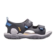 Buty dla dziewczynek - Sandały Keen Knotch Creek Ot Jr 1026163 czarne - miniaturka - grafika 1