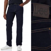 Spodnie męskie - Lee DAREN ZIP FLY REGULAR STRAIGHT Rinse PROSTE GRANATOWY DżINS W33 L30 - miniaturka - grafika 1