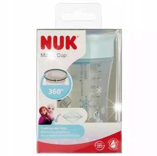 NUK KUBEK 230ml 8m+ MAGIC NIEKAPEK USTNIK 360 DO NAUKI FROZEN KRAINA LODU - Kubki dla dzieci - miniaturka - grafika 1