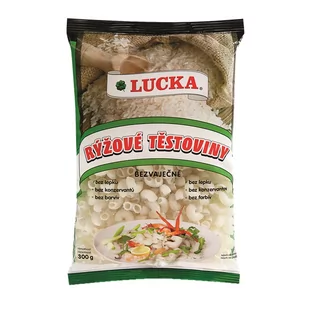 Makaron ryżowy KOLANKA 300g LUCKA - Makaron - miniaturka - grafika 1