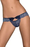 Majtki damskie - Obsessive Auroria panties figi, Kolor niebieski-wzór, Rozmiar S/M, Obsessive - Intymna - miniaturka - grafika 1