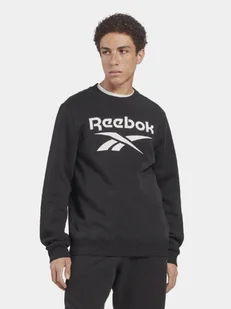 Bluza bez kaptura męska Reebok Identity Big 100050269 XL Czarna (4066751148220). Bluzy bez kaptura męskie - Bluzy męskie - miniaturka - grafika 1