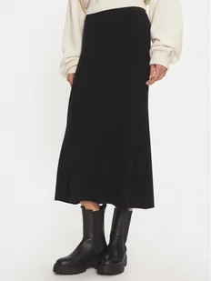 Calvin Klein Spódnica midi K20K207688 Czarny Regular Fit - Spódnice - miniaturka - grafika 1