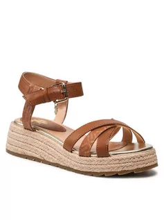 Sandały damskie - U.S. Polo Assn. Espadryle Kate001 KATE001W/2Y1 Brązowy - grafika 1