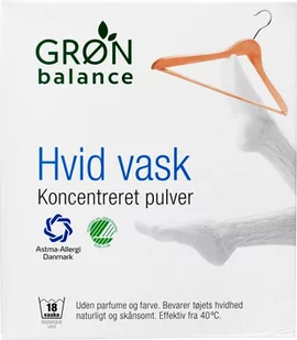GRON BALANCE (kosmetyki, środki czystości) PROSZEK DO PRANIA BIAŁYCH UBRAŃ 785 g - GRON BALANCE BP-5701410387181 - Środki do prania - miniaturka - grafika 1
