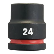 Klucze i nasadki - Milwaukee nasadka udarowa 24 mm 3/4" 6-kątna Shockwave krótka metryczna 4932480366 - miniaturka - grafika 1