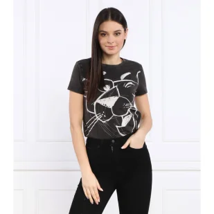 Desigual T-shirt | Regular Fit - Koszulki i topy damskie - miniaturka - grafika 1