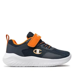 Buty dla chłopców - Sneakersy Champion Softy Evolve B Ps Low Cut Shoe S32454-CHA-BS504 Nny/Orange - grafika 1