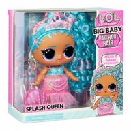 Lalki dla dziewczynek - LOL Surprise Big Baby Hair Doll - Splash Queen Mga Entertainment - miniaturka - grafika 1
