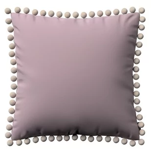 Dekoria Poszewka Wera na poduszkę zgaszony róż 45 × 45 cm Velvet 150-704-14 - Poszewki na poduszki - miniaturka - grafika 1