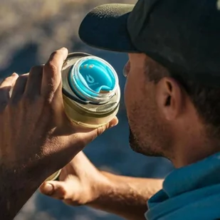 Wkładka przeciwbryzgowa do butelki HydraPak WaterGate™ - malibu blue - Plecaki - miniaturka - grafika 4