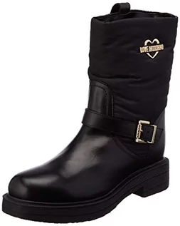 Botki damskie - Love Moschino Damskie sztyblety St.tod.city40 Vitello + nylonowe, wielokolorowe, 36 EU - grafika 1