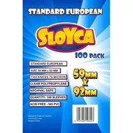 Akcesoria do gier planszowych - Baldar Koszulki Standard European 59x92mm (100szt) SLOYCA - miniaturka - grafika 1