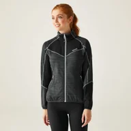 Bluzy sportowe damskie - Regatta Damski polar Hepley II Szaro-czarny, Rozmiar: 46 - miniaturka - grafika 1