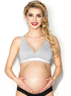 Biustonosz ciążowy do karmienia - Lilly Grey - Grey - M - Biustonosze ciążowe - miniaturka - grafika 1