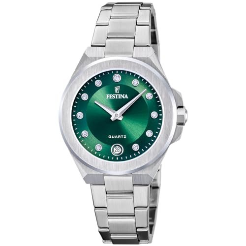 Festina Dress Watch F20700/4, zielony, pasek, Zielony, Bransoletka