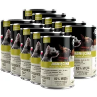 Mokra karma dla psów - PetRepublic kawałki w sosie z jagnięciną 10x400g dla psa - miniaturka - grafika 1