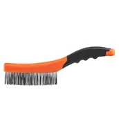 Nożyczki krawieckie - NEO Szczotka druciana Szczotka druciana drut stalowy 4x16 rzędów 39-010 - miniaturka - grafika 1