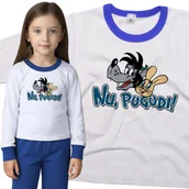 Piżamy dla dziewczynek - Piżama dziecięca Wilk I Zając Ja Ci Pokażę 98/104 - VoloDonum - miniaturka - grafika 1