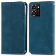 Etui i futerały do telefonów - HMD Skyline Skórzane etui z przypominającym skórę etui na kartę Etui na telefon Magnetyczne zamknięcie Zielone Wielobarwny Dark Blue - miniaturka - grafika 1