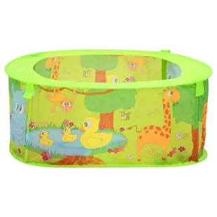 vidaXL Suchy basen z 50 piłeczkami dla dzieci, 75x75x32 cm - Suche baseny - miniaturka - grafika 1