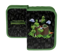 Piórniki - Piórnik szkolny dwuklapkowy Minecraft Press Start Piksele Pixel - miniaturka - grafika 1