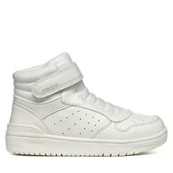 Buty dla dziewczynek - Sneakersy Geox J Washiba Girl J36HXA 05415 C1000 M Biały - miniaturka - grafika 1