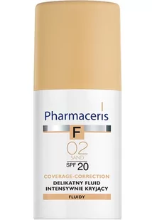 Pharmaceris F delikatny fluid intensywnie kryjący SPF20 02 Sand 30ml - Problemy skórne - miniaturka - grafika 1