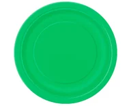 Dekoracje i nakrycia stołu na imprezę - Talerzyki Papierowe, Zielone, 23 Cm, 8 Szt. (Plastic-Free) - miniaturka - grafika 1