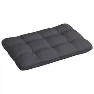 vidaXL vidaXL Poduszka na paletę, antracytowa, 120x80x12 cm, tkanina - Poduszki na krzesła - miniaturka - grafika 1