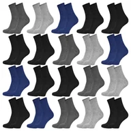 Skarpetki męskie - 20-PAR Skarpety Męskie BEZUCISKOWE Bambusowe Skarpetki JAKOŚĆ - miniaturka - grafika 1