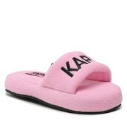 Buty dla dziewczynek - Kapcie KARL LAGERFELD - Z19106 M Pink 465 - miniaturka - grafika 1