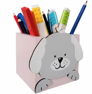 Przyborniki na biurko - Przybornik na kredki piesek - miniaturka - grafika 1