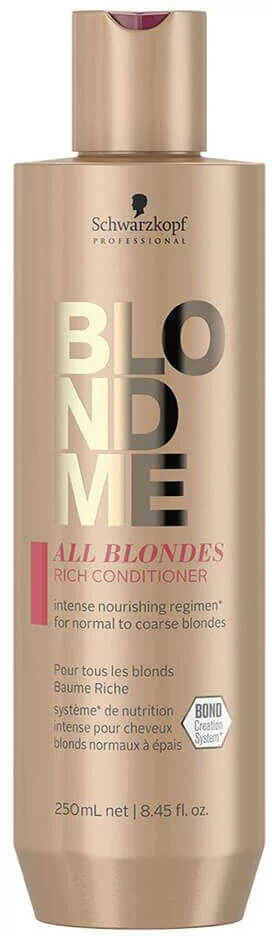 Schwarzkopf BLONDME All Blondes Rich Bogata Odżywka wzmacniająca do włosów blond 250ml 17116