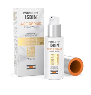 ISDIN Fotoultra Isdin Age Repair Fusion Water krem do twarzy z bardzo wysoką ochroną przeciwsłoneczną spf50 50ml - Kremy do twarzy z filtrem - miniaturka - grafika 1