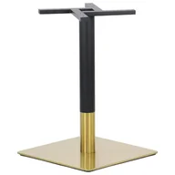 Meble modułowe i akcesoria - Podstawa stołu/stolika SH-3002-6/GB, stal nierdzewna w kolorze złotym/czarny, wymiary: 50x50x72 cm - do hotelu, restauracji, baru, biura - miniaturka - grafika 1