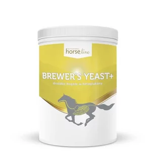 HorseLinePro Drożdże Browarnicze / Brewers Yeast+ 1000g dla konia - Pasze dla zwierząt - miniaturka - grafika 1