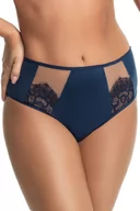 Majtki damskie - Gorsenia K581 Dakota granatowy S Majtki brazyliany - miniaturka - grafika 1