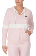 Kurtki i kamizelki sportowe damskie - DKNY Bluza damska YI2022472 regular fit, Kolor różowo-biały, Rozmiar XS, DKNY - Primodo.com - miniaturka - grafika 1