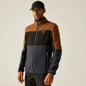 Bluzy sportowe męskie - Regatta Polar męski rozsuwany Ormont Brązowy, Rozmiar: 3XL - miniaturka - grafika 1