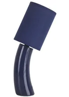 Lampy stojące - Lampka CERAMICZNA nocna stołowa abażur 2978 DARK BLUE - miniaturka - grafika 1