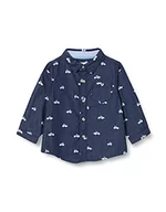 Bluzki dla niemowląt - Hatley Koszula z guzikami dla chłopców, Mini traktory dla niemowląt, 3-6 Miesiące - miniaturka - grafika 1