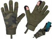 Rękawiczki - Dominator Rękawice Wojskowe Strzeleckie "Tactical" Dotykowe L Olive/ Wz.93 - miniaturka - grafika 1