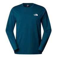 Koszulki sportowe męskie - Koszulka The North Face Simple Dome 0A87QN1NO1 - niebieska - miniaturka - grafika 1