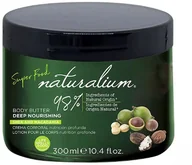 Balsamy i kremy do ciała - Krem do ciała Naturalium Super Food Macadamia Body Butter 300 ml (8435283612299) - miniaturka - grafika 1