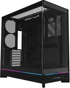 Montech HS02 PC-Gehäuse, Midi-Tower, ATX, Tempered Glass, ARGB - schwarz - Obudowy komputerowe - miniaturka - grafika 1