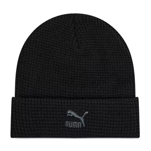 Czapki damskie - Puma Czapka Archive Mid Fit Beanie 022848 06 Black/Gray Logo - grafika 1