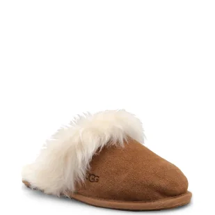 UGG Skórzane obuwie domowe SCUFF SIS | z dodatkiem wełny - Kapcie damskie - miniaturka - grafika 1