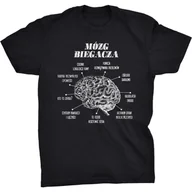 Koszulki męskie - Koszulka T-shirt Mózg Biegacza Śmieszny Prezent na Święta Urodziny - miniaturka - grafika 1